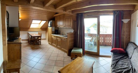 Rent in ski resort 3 room apartment 6 people (22) - Résidence le Village des Lapons C - Les Saisies - Living room