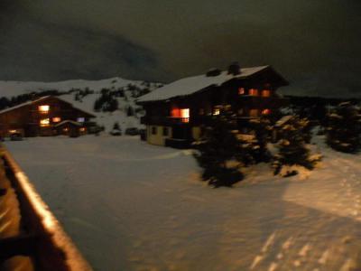 Skiverleih Résidence le Village des Lapons G - Les Saisies - Terrasse