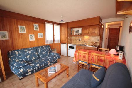 Rent in ski resort 2 room apartment 4 people (01) - Résidence les Carlines - Les Saisies - Living room
