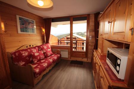 Ski verhuur Appartement 2 kamers 5 personen (110) - Résidence les Epervières - Les Saisies - Woonkamer