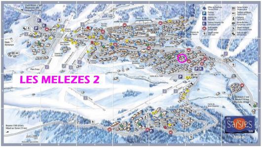 Location au ski Résidence les Mélèzes 2 - Les Saisies - Plan