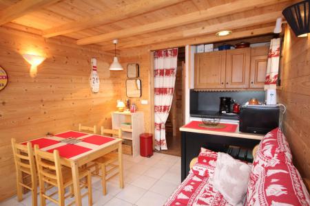 Ski verhuur Appartement 2 kamers 5 personen (124) - Résidence les Mélèzes A - Les Saisies - Woonkamer