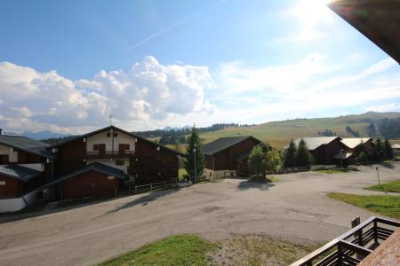 Ski verhuur Studio bergnis 4 personen (110) - Résidence Mont Blanc A - Les Saisies - Balkon