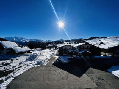 Rent in ski resort Studio sleeping corner 4 people (213) - Résidence Mont Blanc B - Les Saisies - Winter outside