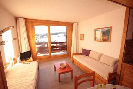 Location au ski Appartement 1 pièces 5 personnes (MTB219) - Résidence Mont Blanc B - Les Saisies - Séjour