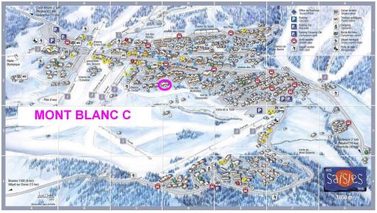 Soggiorno sugli sci Résidence Mont Blanc C - Les Saisies - Mappa