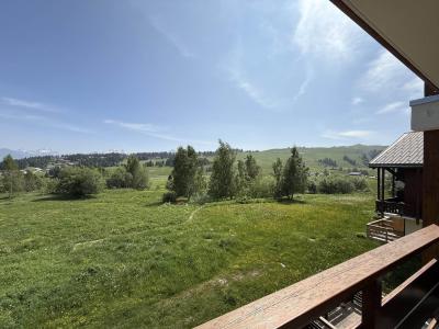 Alquiler al esquí Apartamento cabina para 4 personas (313) - Résidence Mont Blanc C - Les Saisies - Terraza