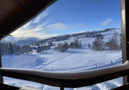 Ski verhuur Studio cabine 5 personen (319) - Résidence Mont Blanc C - Les Saisies - Balkon