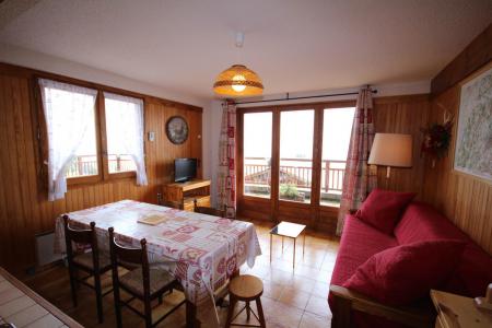 Ski verhuur Appartement 2 kamers bergnis 7 personen (004) - Résidence Roselend - Les Saisies - Woonkamer