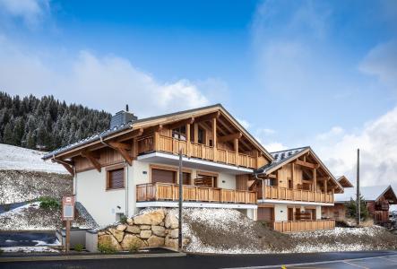 Location au ski Résidence Terresens Altarena - Les Saisies - Extérieur hiver