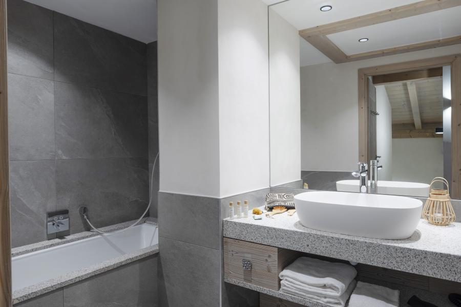 Rent in ski resort 4 room duplex apartment 8 people - Résidence Hameau de l'Ours - Manigod l'Etale - Bathroom