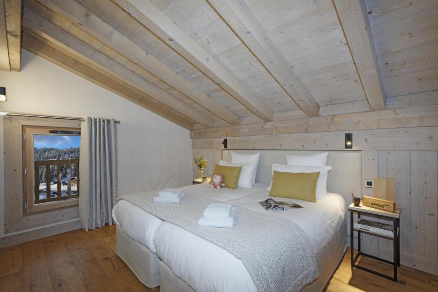 Rent in ski resort 4 room duplex apartment 8 people - Résidence Hameau de l'Ours - Manigod l'Etale - Bedroom