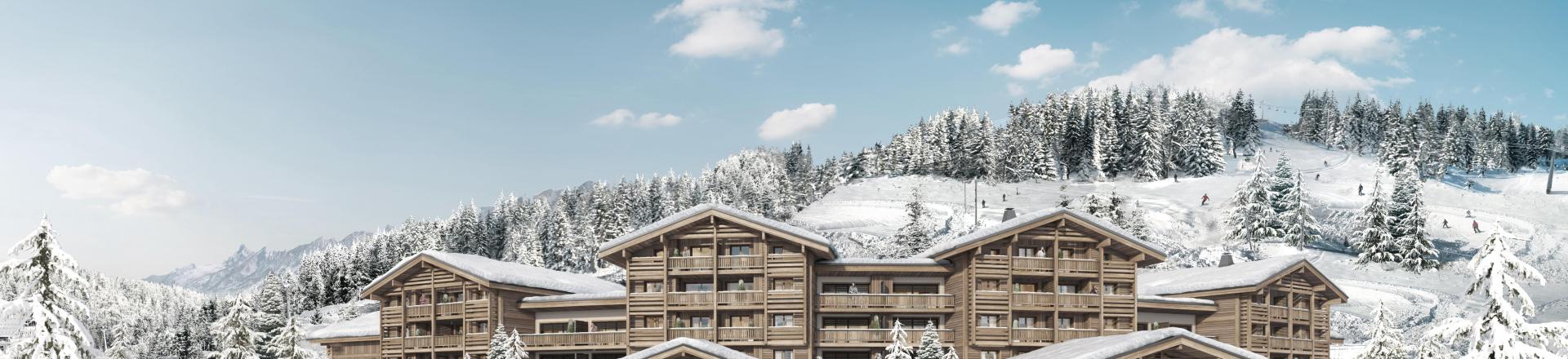 Rent in ski resort Résidence Hameau de l'Ours - Manigod l'Etale - Winter outside