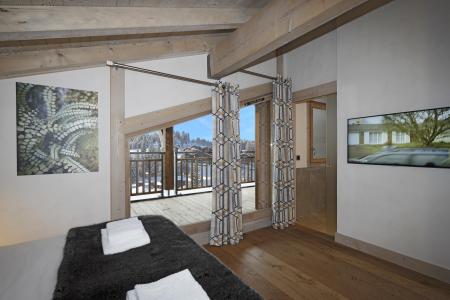 Rent in ski resort 4 room duplex apartment 8 people - Résidence Hameau de l'Ours - Manigod l'Etale - Bedroom