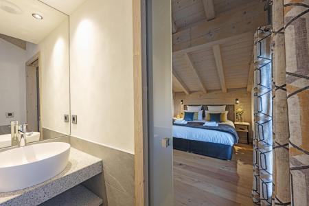 Rent in ski resort 4 room duplex apartment 8 people - Résidence Hameau de l'Ours - Manigod l'Etale - Master bedroom