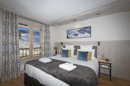 Alquiler al esquí Apartamento 2 piezas para 4 personas - Résidence Hameau de l'Ours - Manigod l'Etale - Habitación