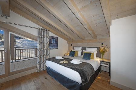 Location au ski Appartement duplex 3 pièces 6 personnes - Résidence Hameau de l'Ours - Manigod l'Etale - Chambre