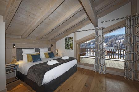 Location au ski Appartement duplex 4 pièces 8 personnes - Résidence Hameau de l'Ours - Manigod l'Etale - Chambre