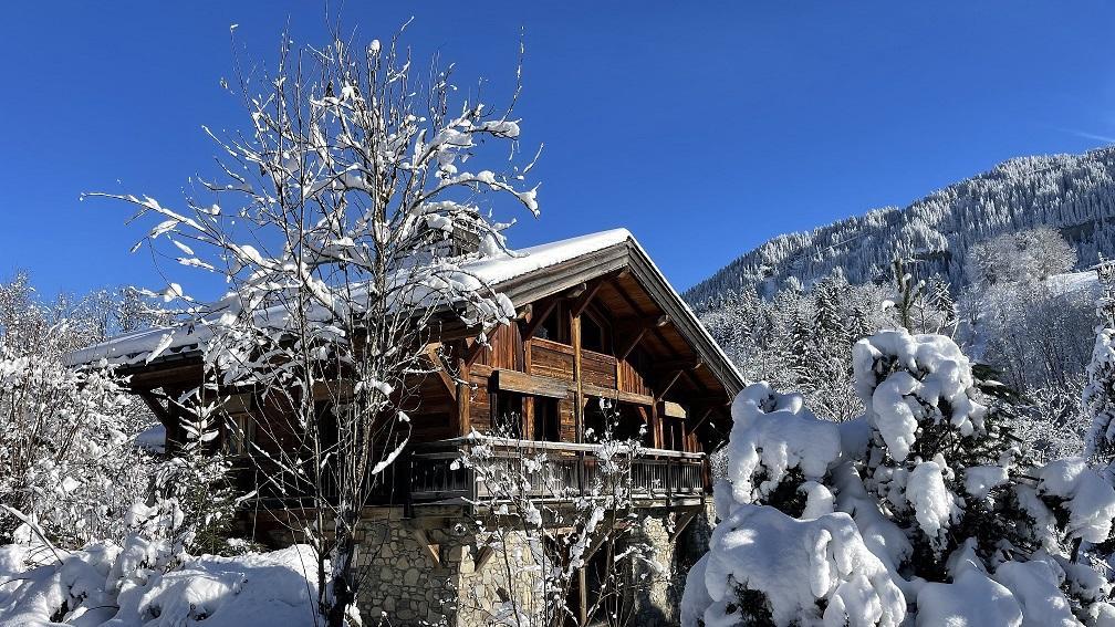 Urlaub in den Bergen CHALET INDEPENDANT - Megève - Draußen im Winter