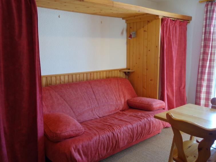 Skiverleih 1-Zimmer-Appartment für 4 Personen (1) - Le Petit Sapin - Megève - Wohnzimmer