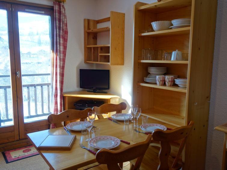 Ski verhuur Appartement 1 kamers 4 personen (1) - Le Petit Sapin - Megève - Woonkamer