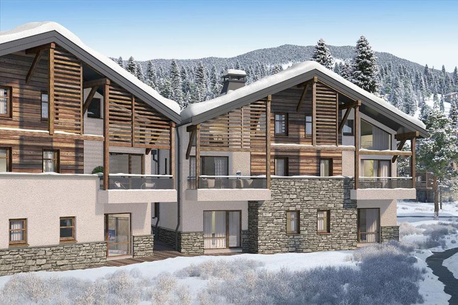 Vakantie in de bergen Résidence Terresens L’Eclat des Veriaz - Megève - Buiten winter