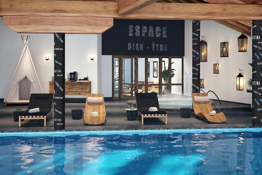 Location au ski Résidence Terresens L’Eclat des Veriaz - Megève - Piscine