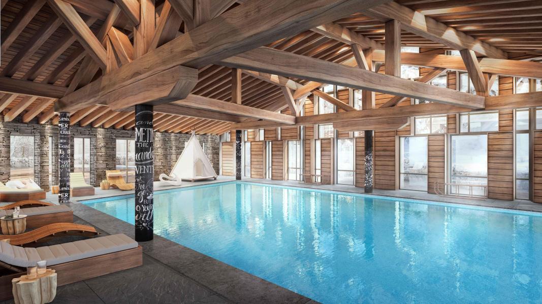 Location au ski Résidence Terresens L’Eclat des Veriaz - Megève - Piscine