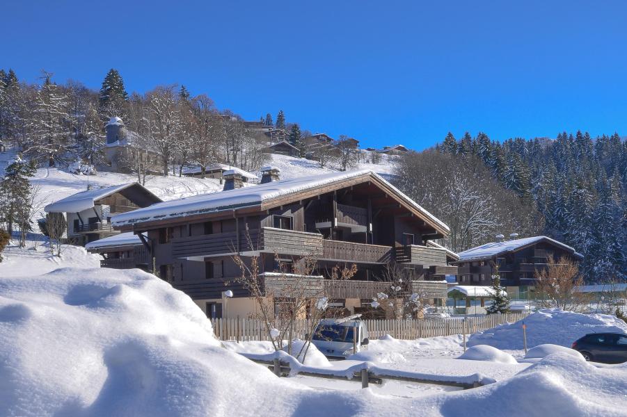 Skiverleih VVF Résidence Megève Mont Blanc - Megève - Draußen im Winter