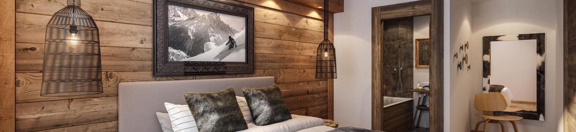 Location au ski Résidence Terresens L’Eclat des Veriaz - Megève - Chambre