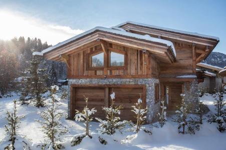 Rent in ski resort 5 room duplex chalet 10 people (CLCB) - Chalet Le Chardon Bleu - Megève - Winter outside