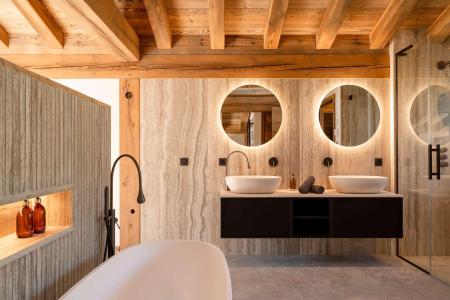 Skiverleih Duplex Wohnung 8 Zimmer 14 Personnen - Chalet Sapin - Megève - Badezimmer