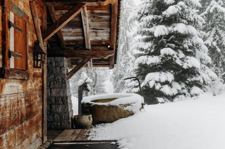 Rent in ski resort Les Chalets du Mont d'Arbois - Megève - Winter outside