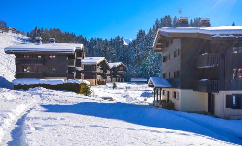 Vakantie in de bergen VVF Résidence Megève Mont Blanc - Megève - Buiten winter