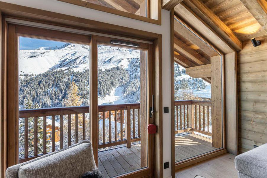 Holiday in mountain resort 6 room semi-detached chalet cabin 10 people - Chalet Marmotte - Méribel-Mottaret - Winter outside
