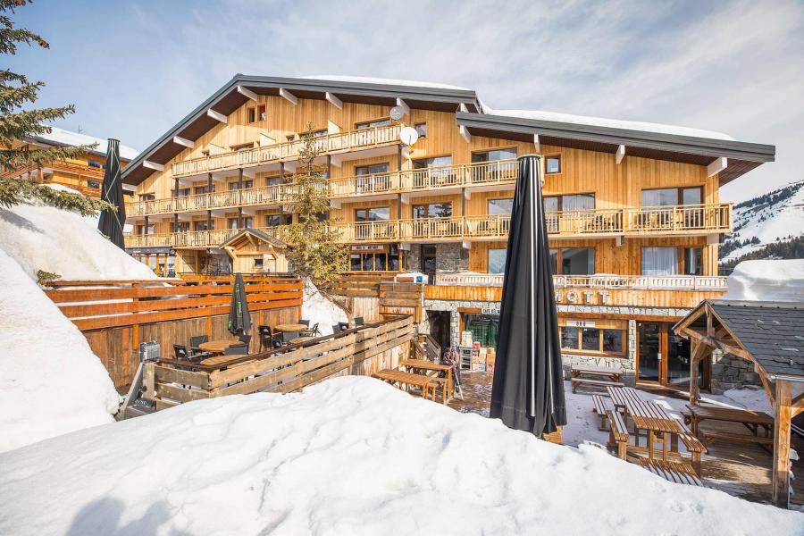 Location au ski Hôtel le Mottaret - Méribel-Mottaret - Extérieur hiver