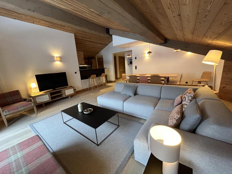 Rent in ski resort 4 room apartment 10 people (4) - Les Chalets de Tueda - Méribel-Mottaret - Living room