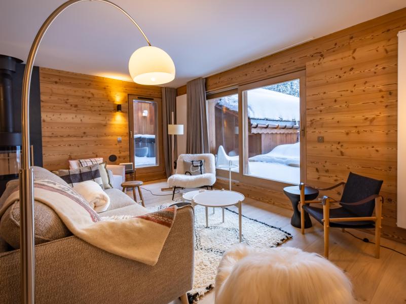 Skiverleih 4-Zimmer-Appartment für 8 Personen (6) - Les Chalets de Tueda - Méribel-Mottaret - Wohnzimmer