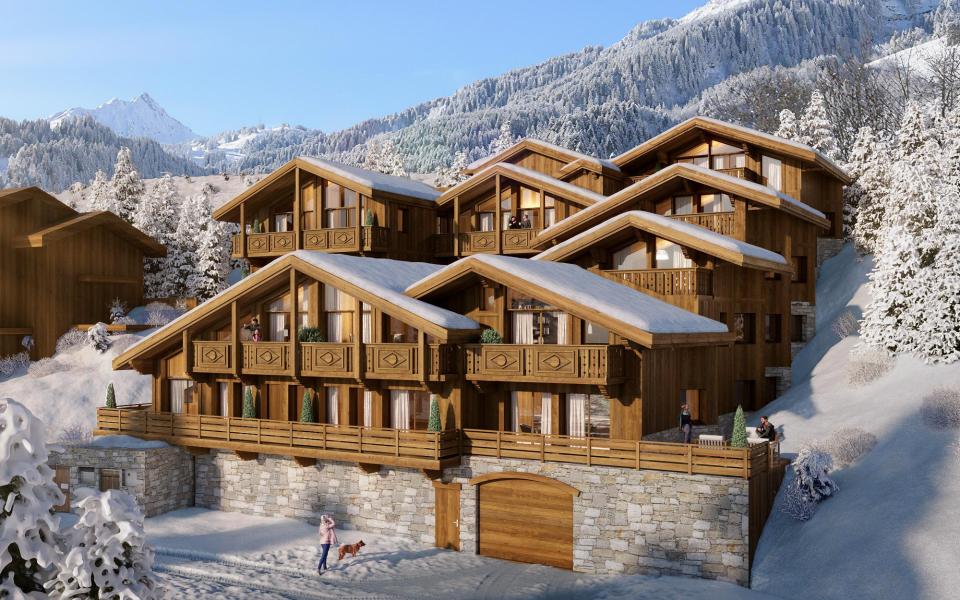 Ski verhuur Appartement 3 kamers 6 personen (2) - Les Chalets de Tueda - Méribel-Mottaret - Buiten winter