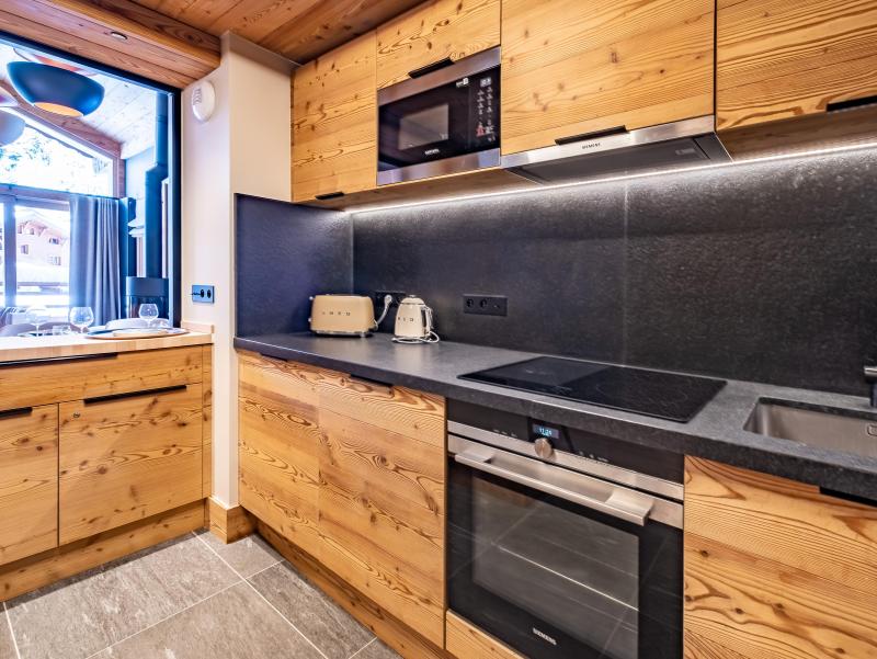 Alquiler al esquí Apartamento 3 piezas cabina para 8 personas (1) - Les Chalets de Tueda - Méribel-Mottaret - Cocina