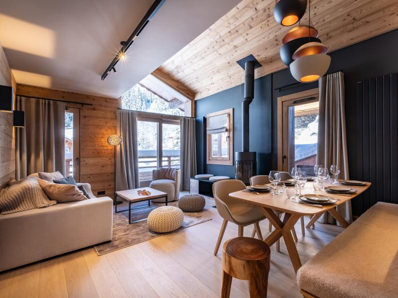 Location au ski Appartement 3 pièces cabine 8 personnes (1) - Les Chalets de Tueda - Méribel-Mottaret - Séjour