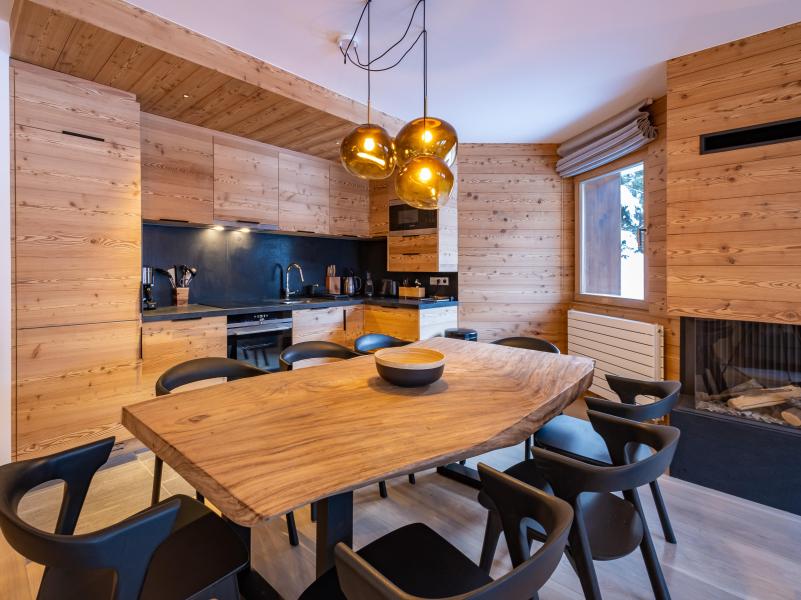 Ski verhuur Appartement 4 kabine kamers 6 personen (3) - Les Chalets de Tueda - Méribel-Mottaret - Woonkamer