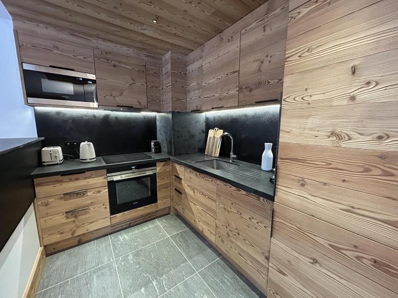 Ski verhuur Appartement 4 kamers 6 personen (8) - Les Chalets de Tueda - Méribel-Mottaret - Keuken