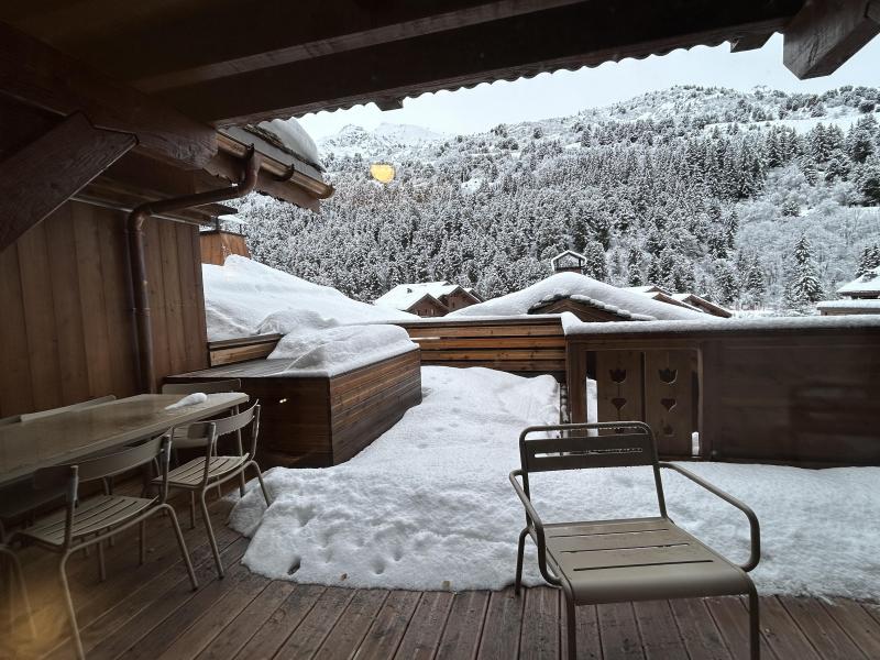 Location au ski Appartement 4 pièces 6 personnes (8) - Les Chalets de Tueda - Méribel-Mottaret - Terrasse