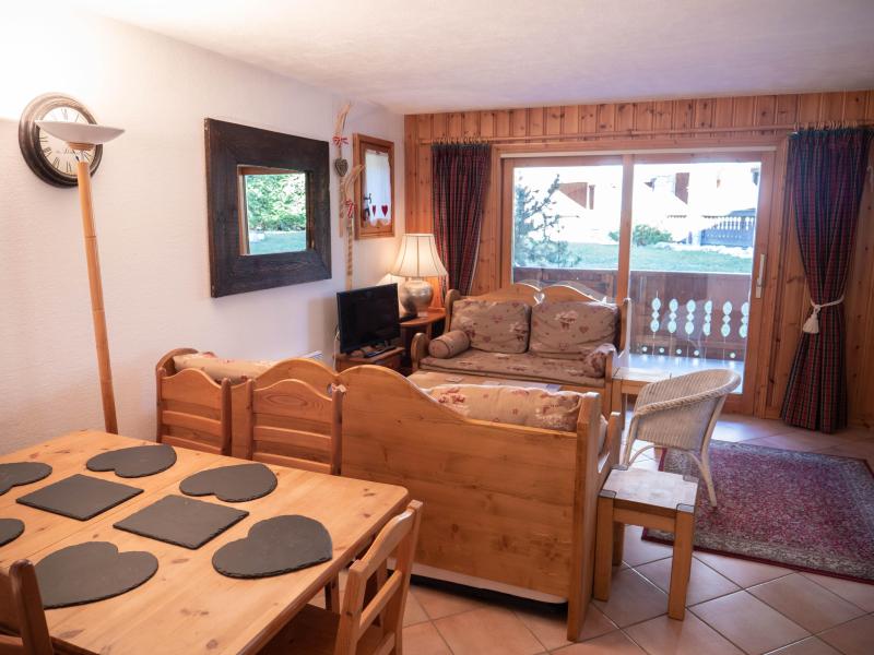 Location au ski Appartement 3 pièces cabine 6 personnes (004) - Résidence Alpages D - Méribel-Mottaret - Séjour