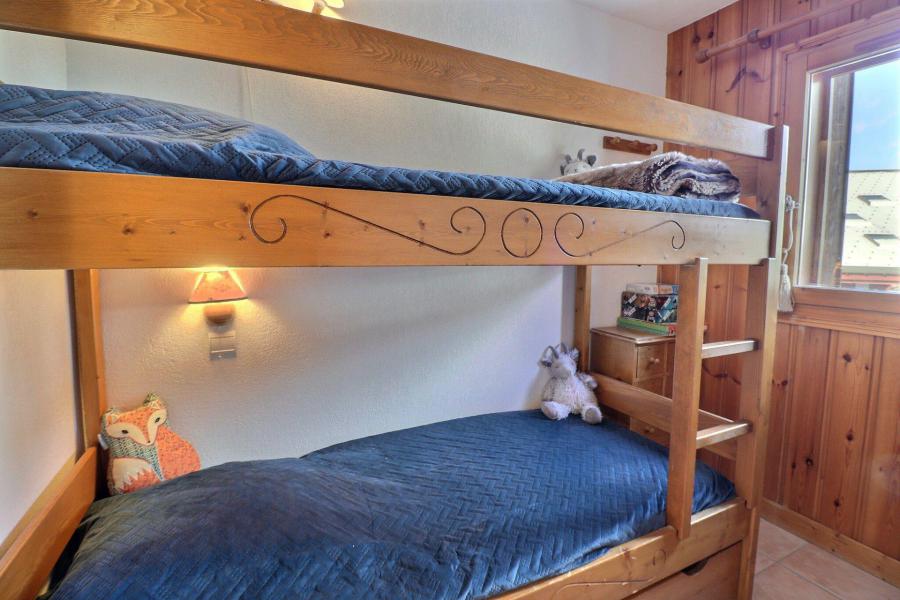 Skiverleih 2-Zimmer-Holzhütte für 6 Personen (B5) - Résidence Alpages du Mottaret - Méribel-Mottaret - Offener Schlafbereich
