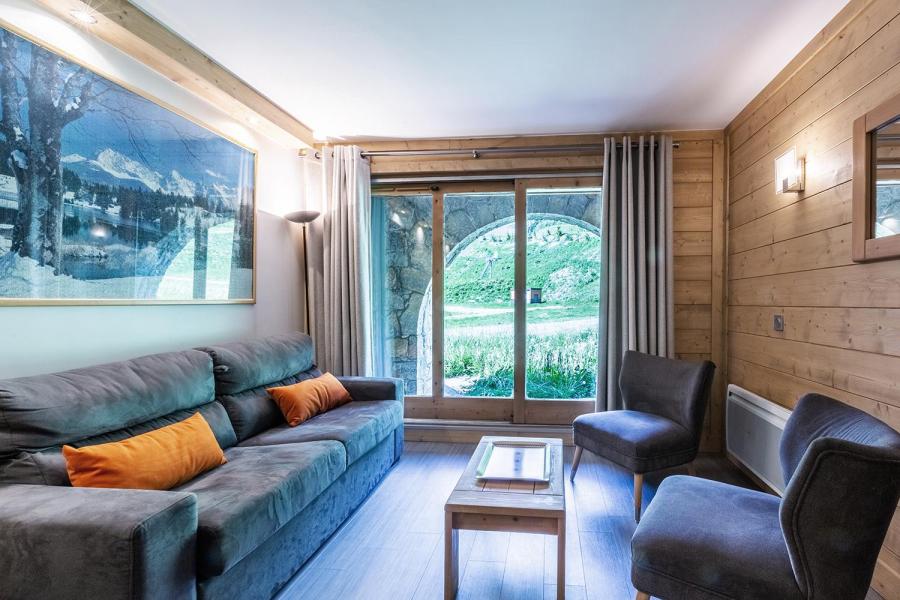 Rent in ski resort 2 room apartment cabin 7 people (022) - Résidence Arpasson - Méribel-Mottaret - Living room