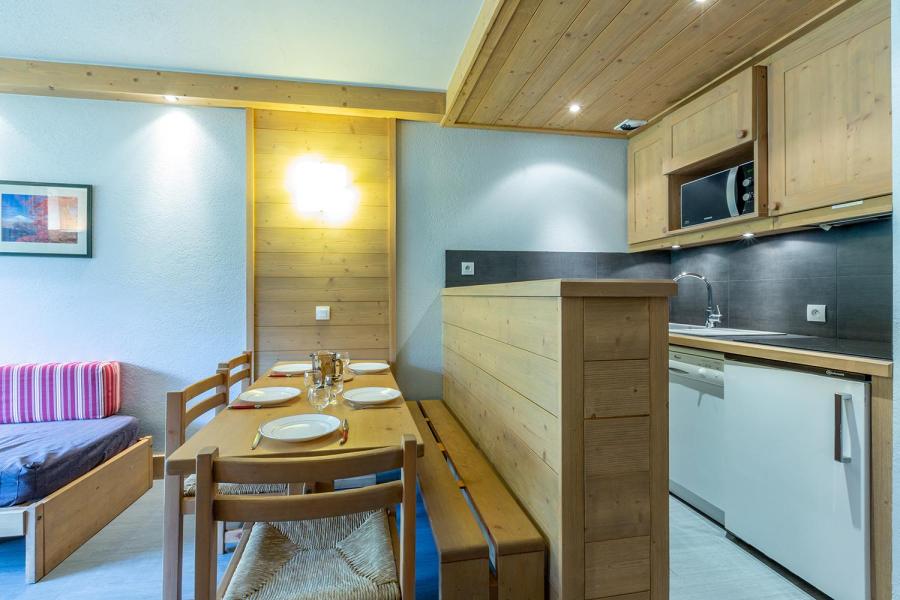 Alquiler al esquí Apartamento 2 piezas para 5 personas (068) - Résidence Arpasson - Méribel-Mottaret - Kitchenette