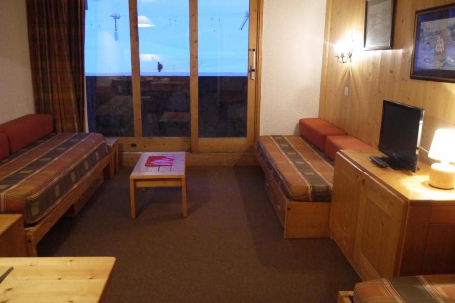 Ski verhuur Appartement 2 kamers 5 personen (018) - Résidence Arpasson - Méribel-Mottaret - Woonkamer