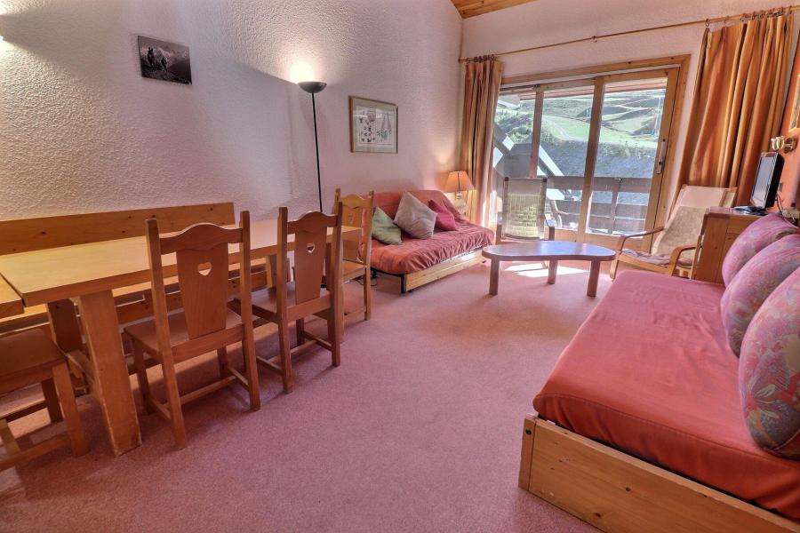 Ski verhuur Appartement duplex 3 kamers mezzanine 8 personen (81) - Résidence Arpasson II - Méribel-Mottaret - Woonkamer